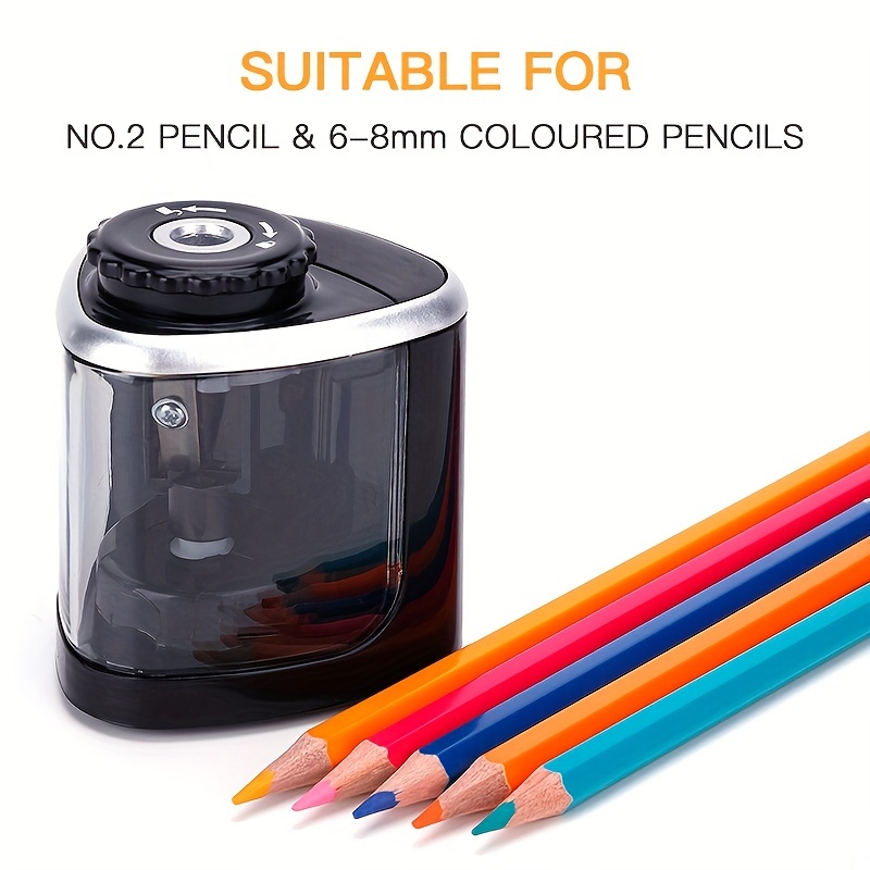 AFMAT Long Point Pencil Sharpener, Drawing Pencils Sharpener, Pencil Sharpener Electric, 6-8.5mm Charcoal Pencil Sharpener for S