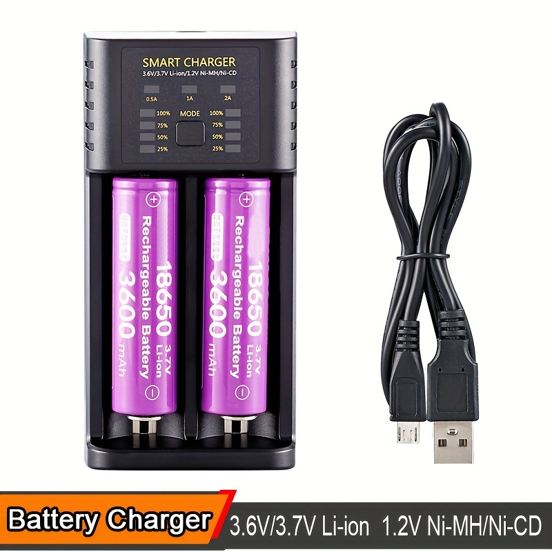 4 Pilas Aaa Recargables Litio 1.5v 1100 Mwh+ Cable Usb