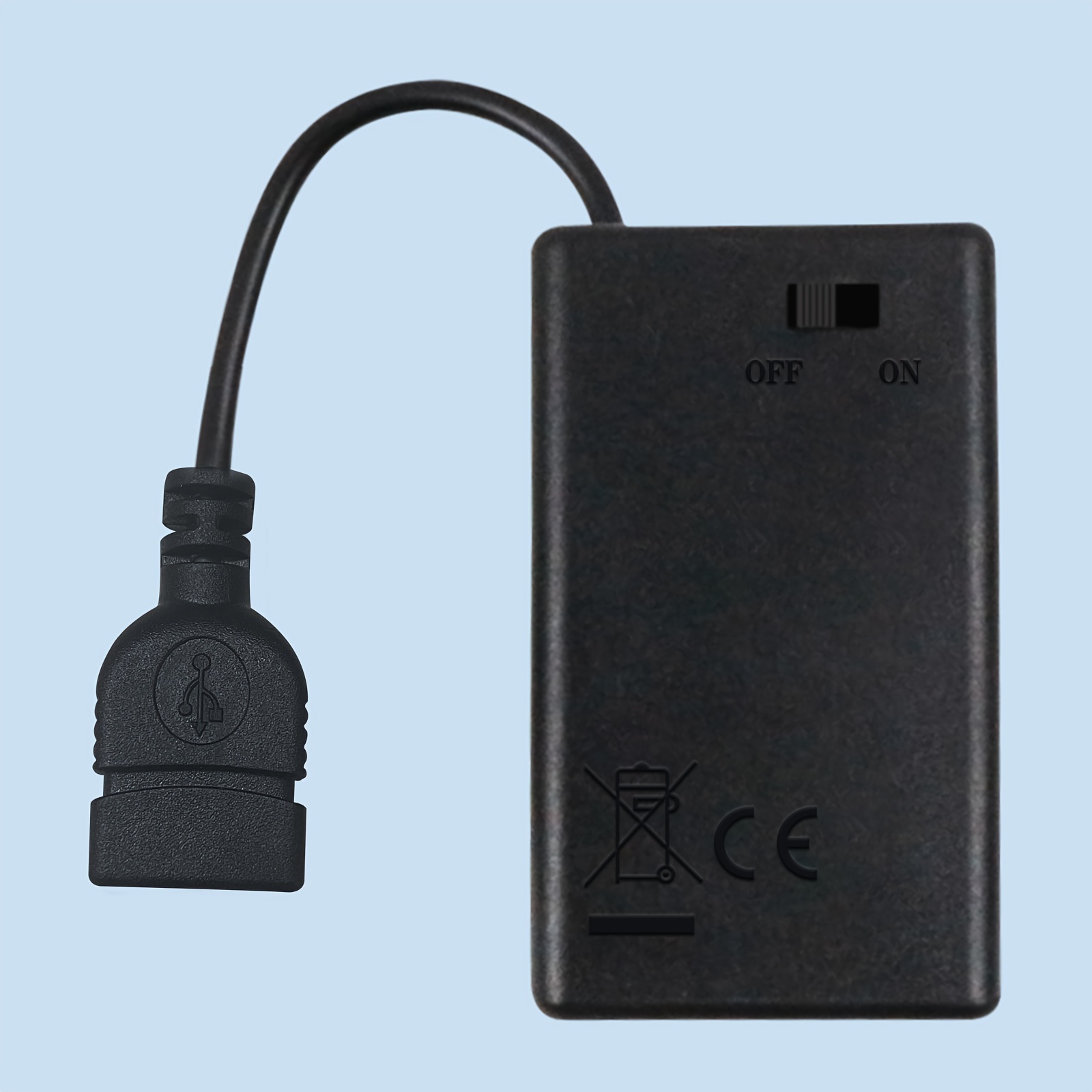 Portable 3aaa Battery Case Aaa Battery Case Holder 4.5 5v - Temu
