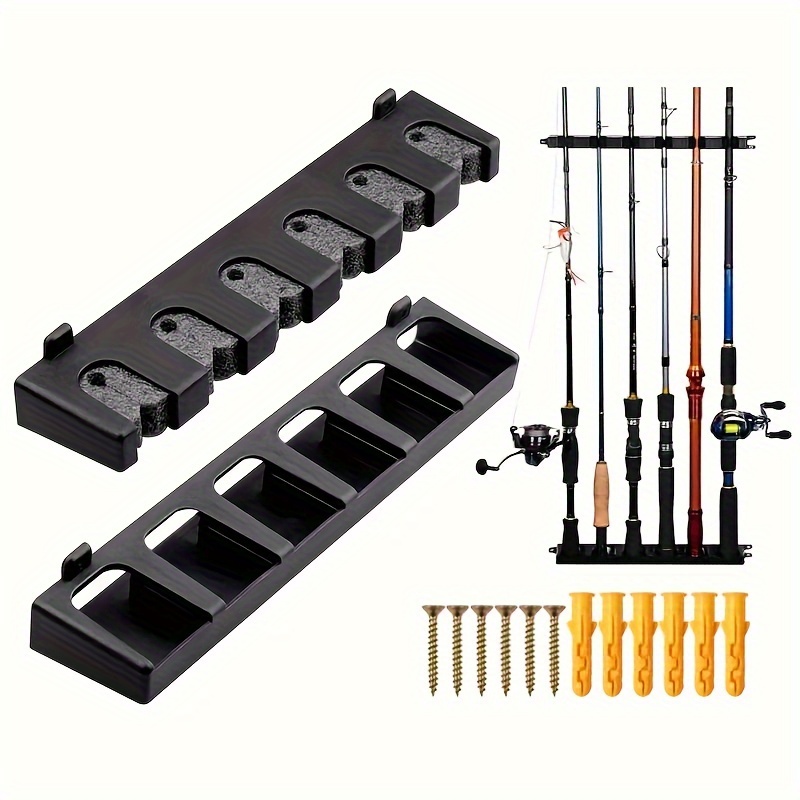 Wall-Mounted Fishing Rod Holder, Organizer with Display Rack for Home Use -  AliExpress