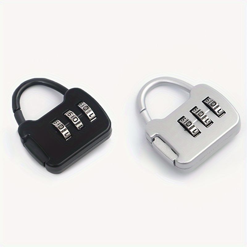 4-digit Password Lock Gym Locker Password Padlock Drawer Suitcase Lock  School Bag Luggage Security Keyless