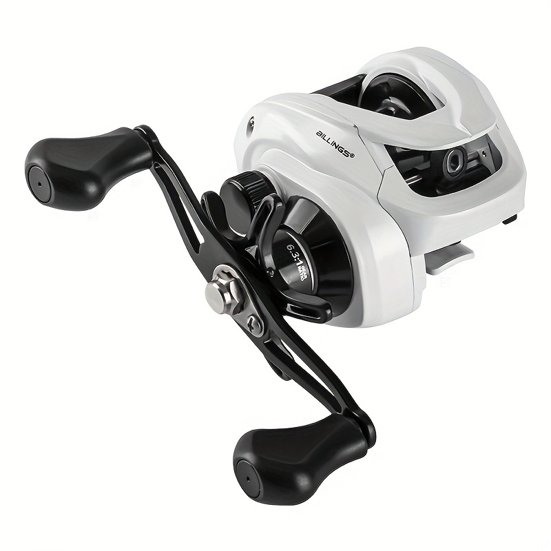19+1 ball Super Smooth Portable Bait Casting Reel with Magnetic Brake -  6.3:1 Gear Ratio and 8kg Capacity