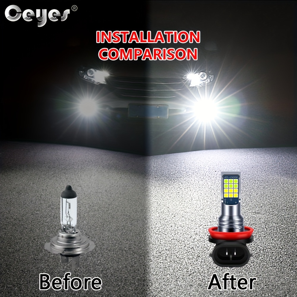 Ceyes 1pc Double Couleur Voiture LED Lampe Led Ampoule Super - Temu Belgium