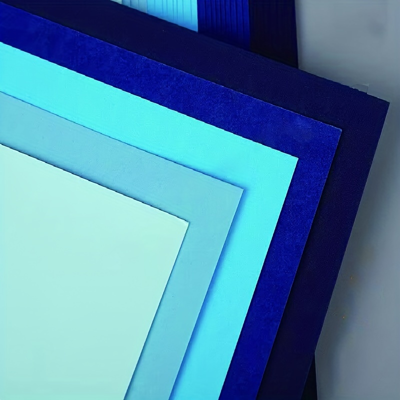 Papier cartonné bleu marine couleur papier épais 20 feuilles, 8.26 X 11.7  A4 couverture papier cartonné pour l'artisanat et la fabrication de cartes
