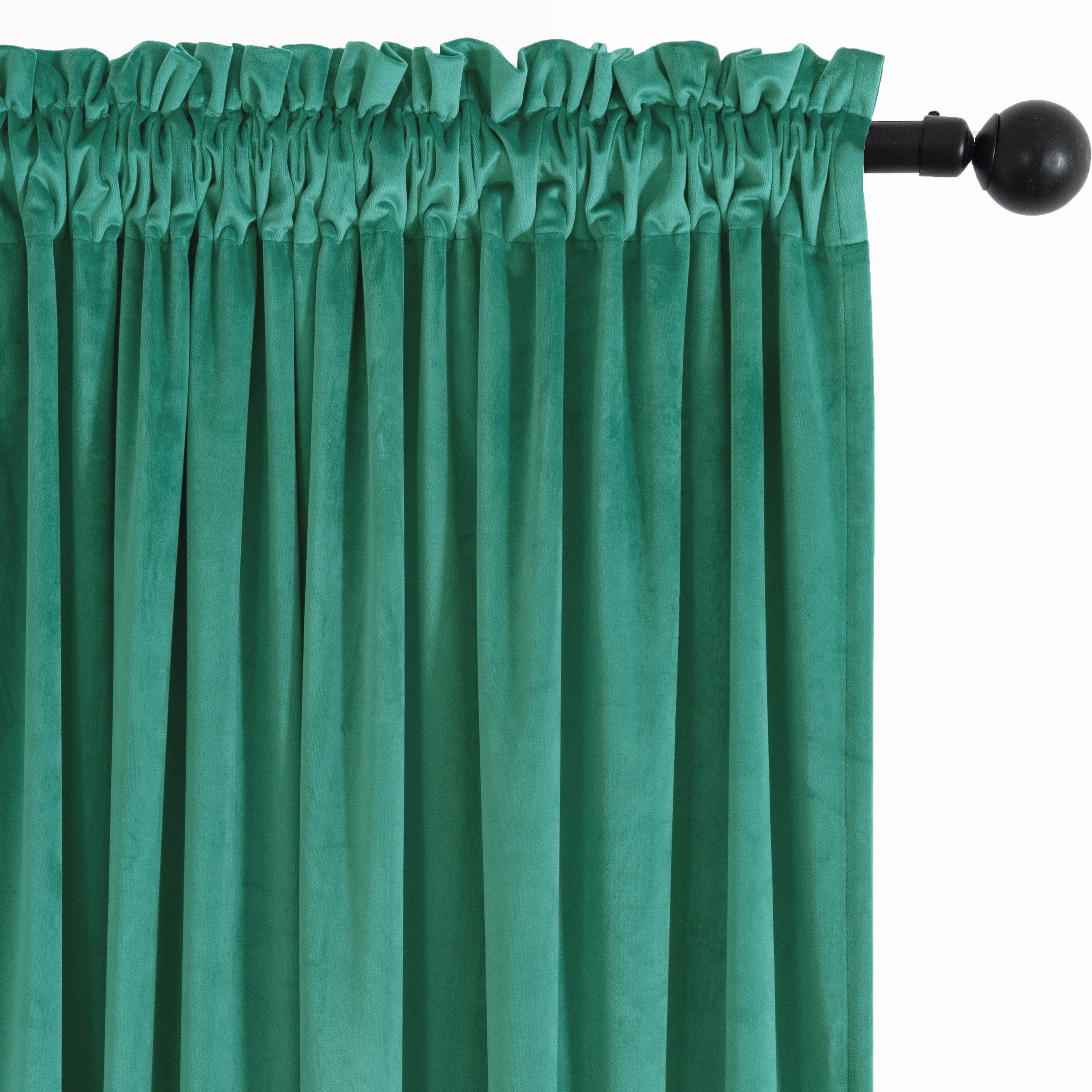 Dark Green Velvet Curtains Solid Velvet Curtains Insulation - Temu