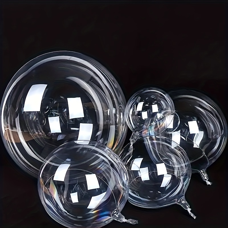 Globos de burbujas Bobo de 24 pulgadas, 15 globos transparentes Bobo, globo  de burbujas grandes transparentes para decoración de Navidad, boda, fiesta