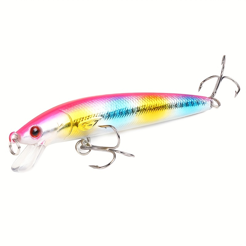 Minnow Fishing Lure Topwater Baits For Bass Trout Simulation - Temu