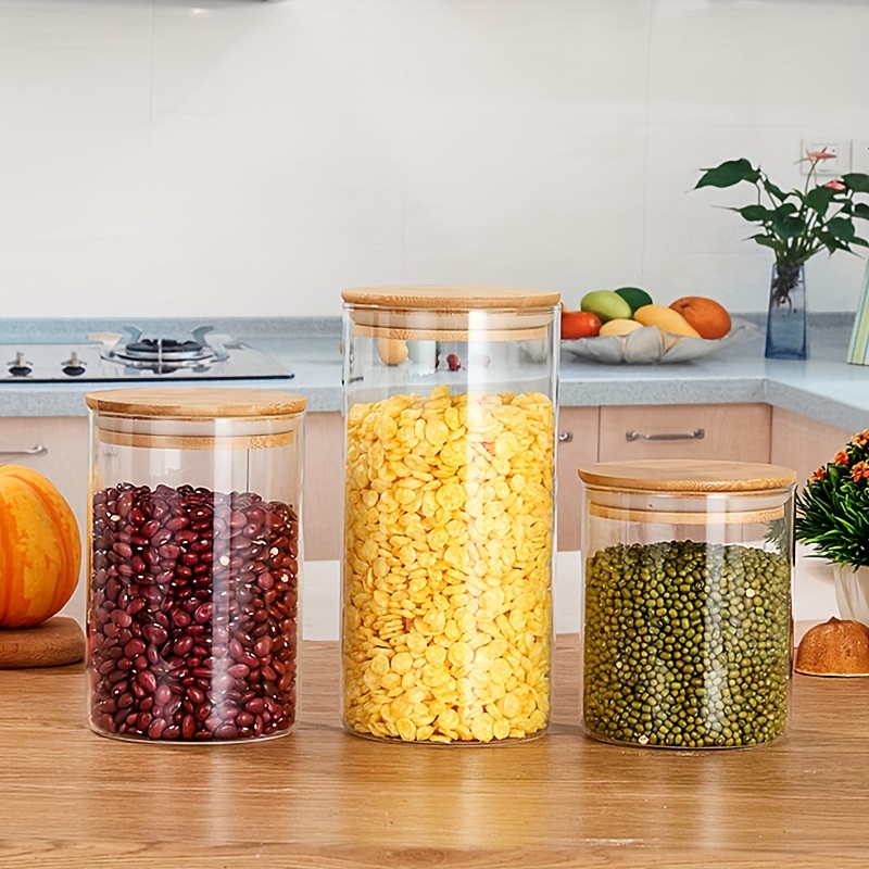 Borosilicate Glass Food Airtight Storage Jar