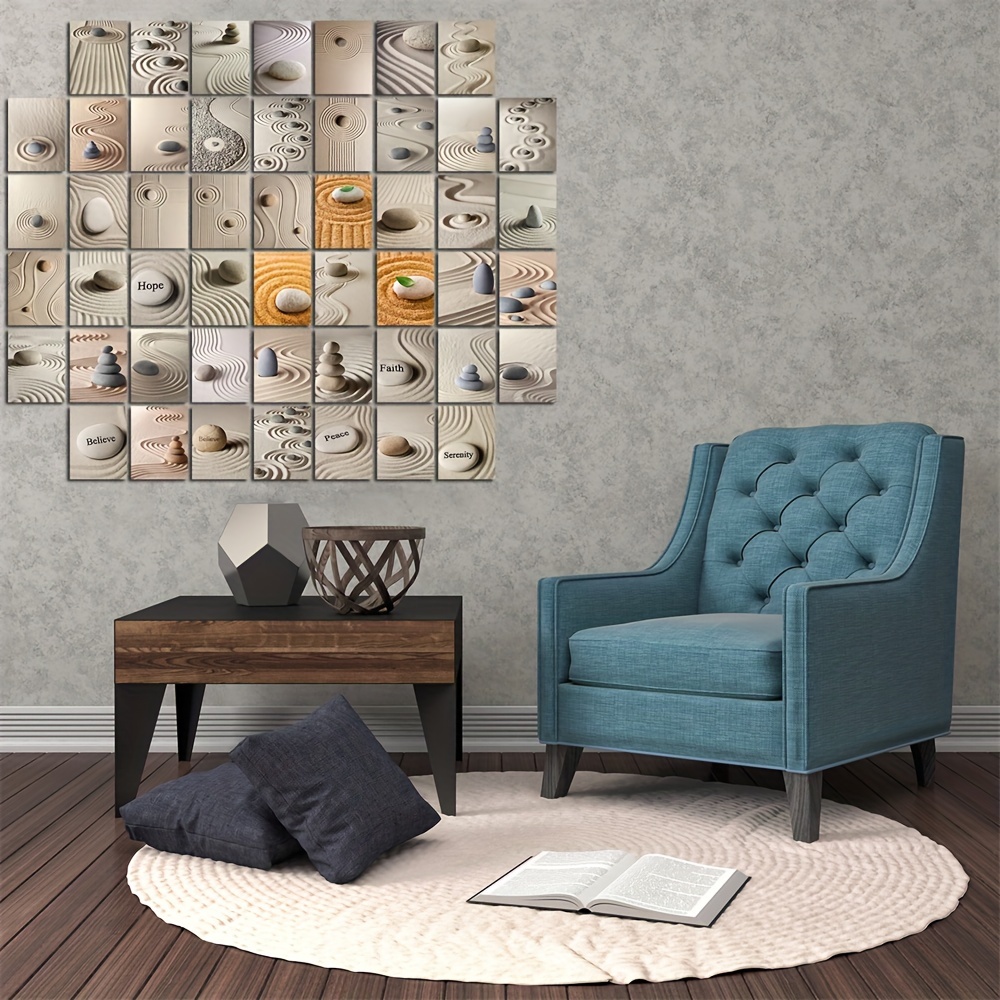 Sand Rock Cobblestone Meditation Zen Tranquil Postcard Wall - Temu