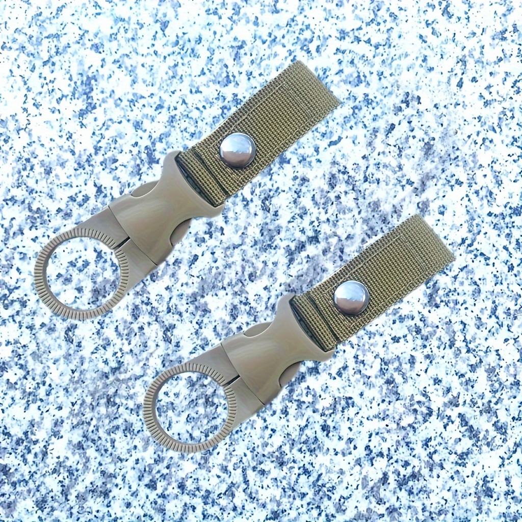 2pcs Nylon Water Bottle Hanging Buckle Multifunctional Carabiner Clip