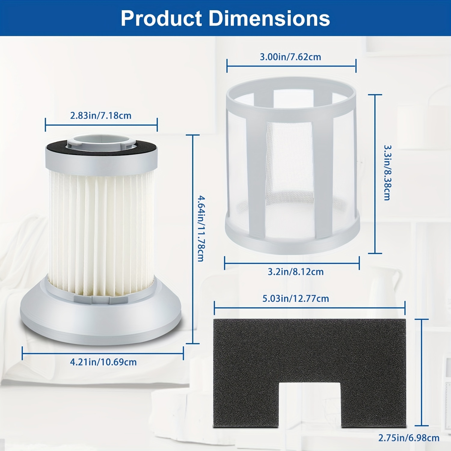 Achetez Filtre Post 2pcs & Remplacement Du Filtre À Moteur HEPA De