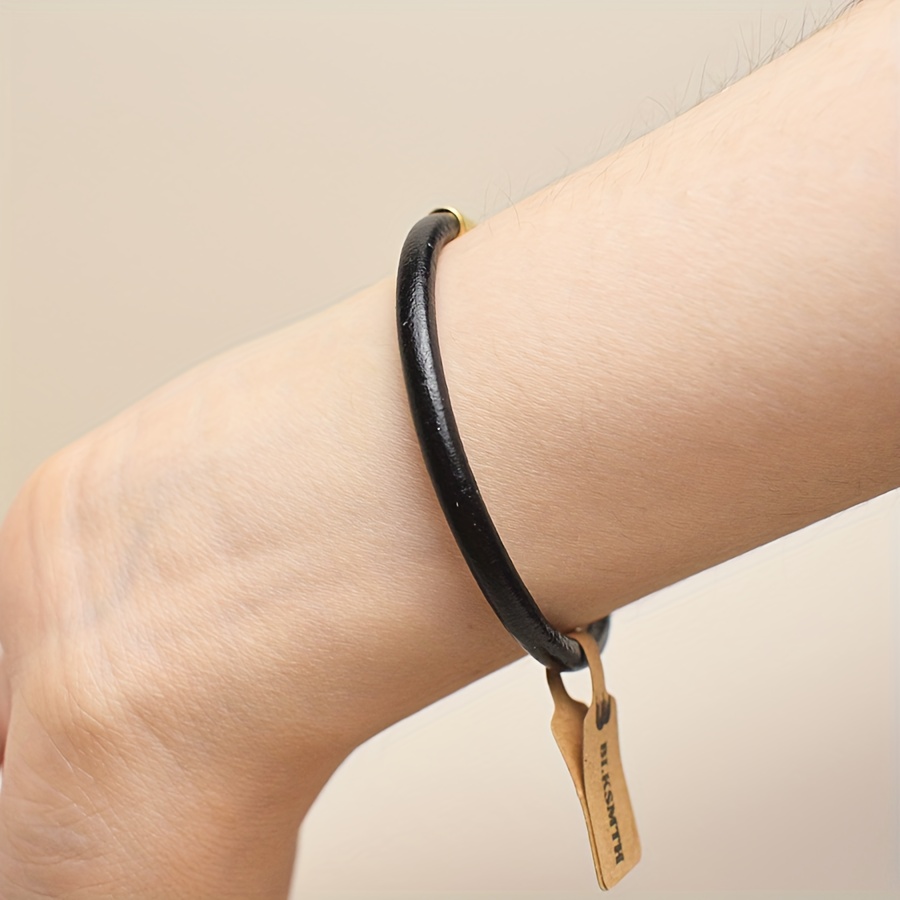 Women's Leather Bangle, Daily Wear Accessory Gift