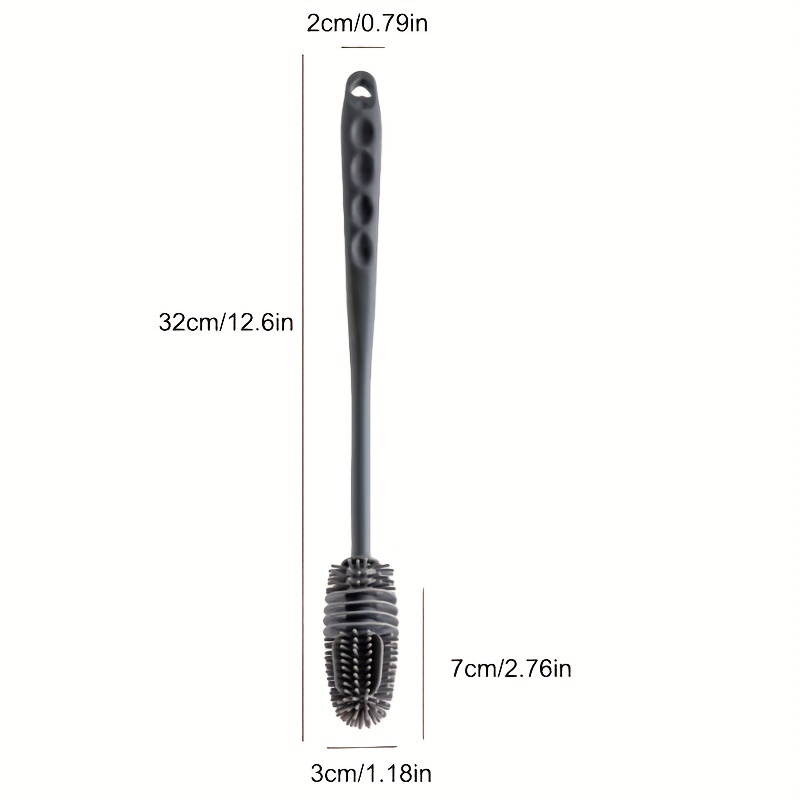 4.4.in/1.3in 3 In 1 Copertura Tazza Spazzola, Biberon, Spazzola Di Pulizia  A Forma Di U Per Tazza, Spazzola Di Pulizia Per Scanalature Domestica Può  Essere Ruotata Per Pulire - Temu Italy