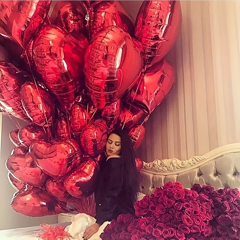 Palloncino Cuore Rosso confezione da 12 Articolo per S. Valentino - Sconti  per Fioristi e Aziende - San Michele di Ganzaria (Catania)