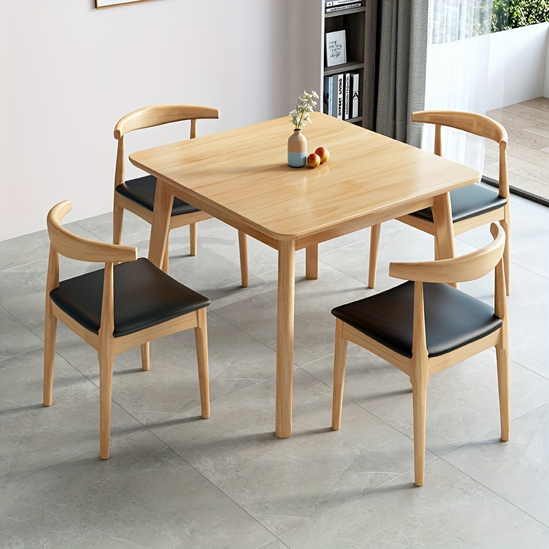 Square oak dining table for outlet 4