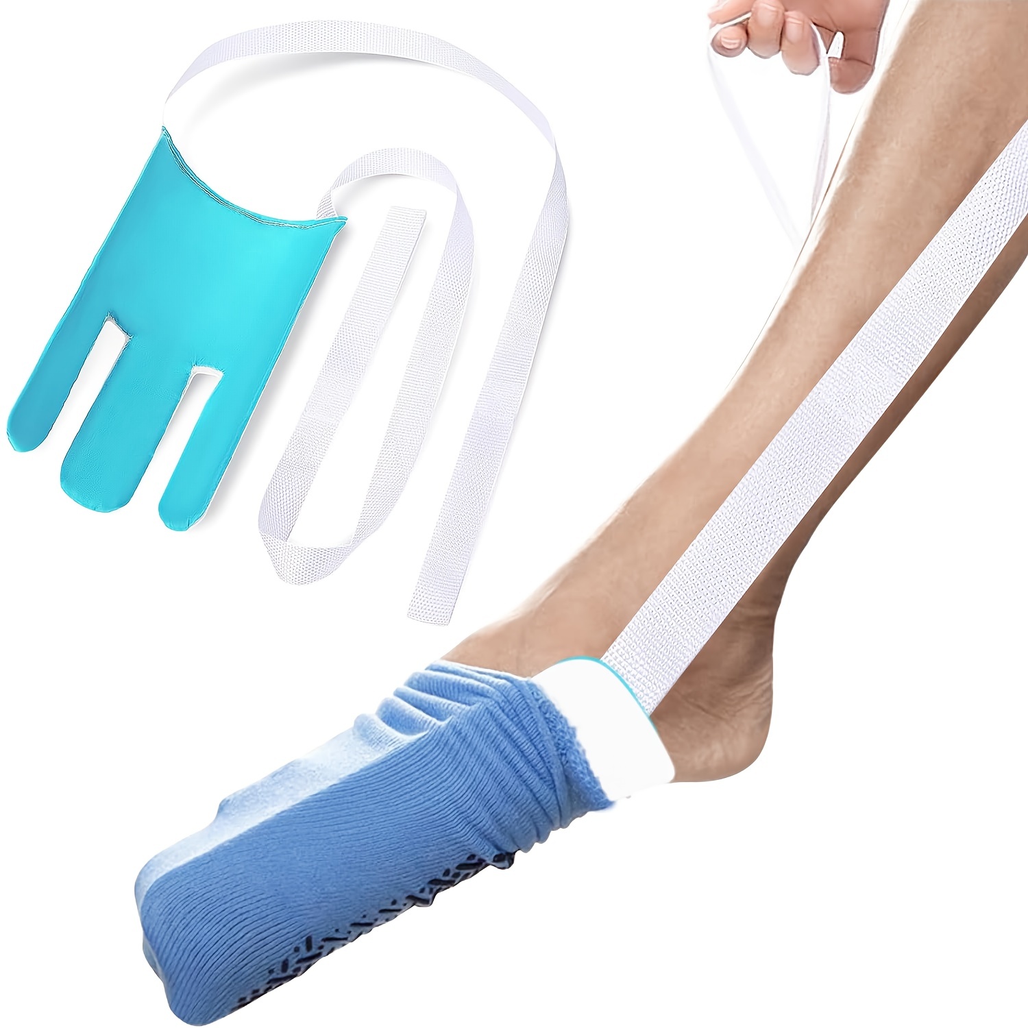 Un dispositivo permite a personas mayores colocarse los calcetines sin  inclinarse