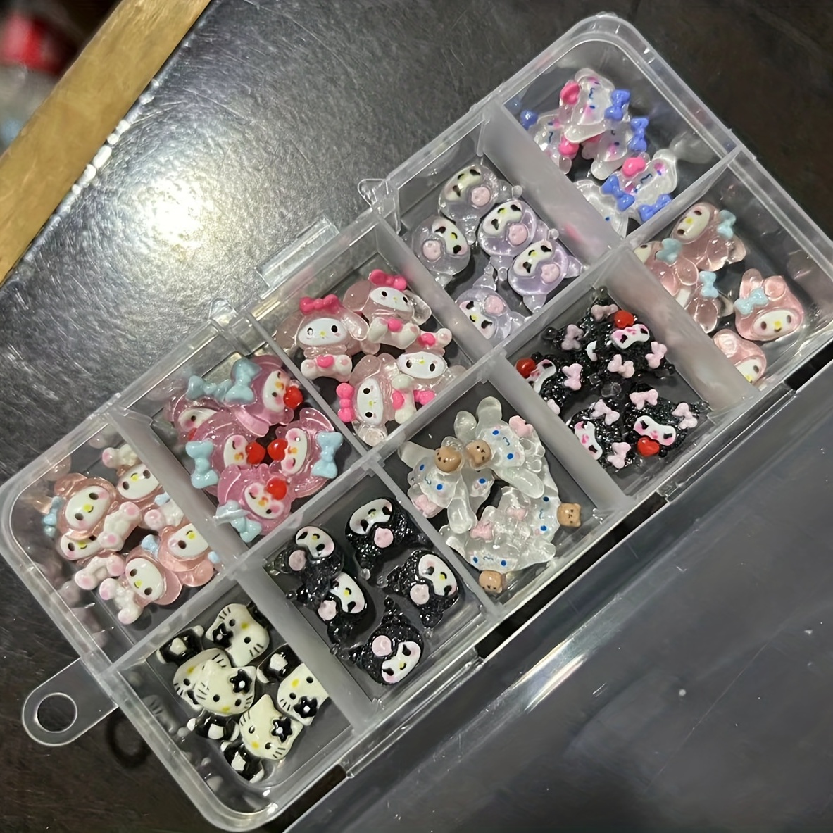 

Cartoon Women' Decoration Kit, Kawaii Resin Nail Jewelry Crafts For Freestyle Diy Manicure Accessories