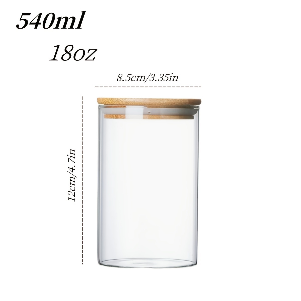 Thickened Household Transparent Covered Biscuit Jar Candy - Temu