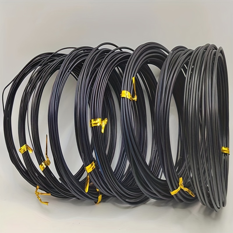 

9 Rolls Of 147ft Anodized Aluminum Bonsai Training Wire - Perfect For Shaping And Training Your Indoor Bonsai Trees!