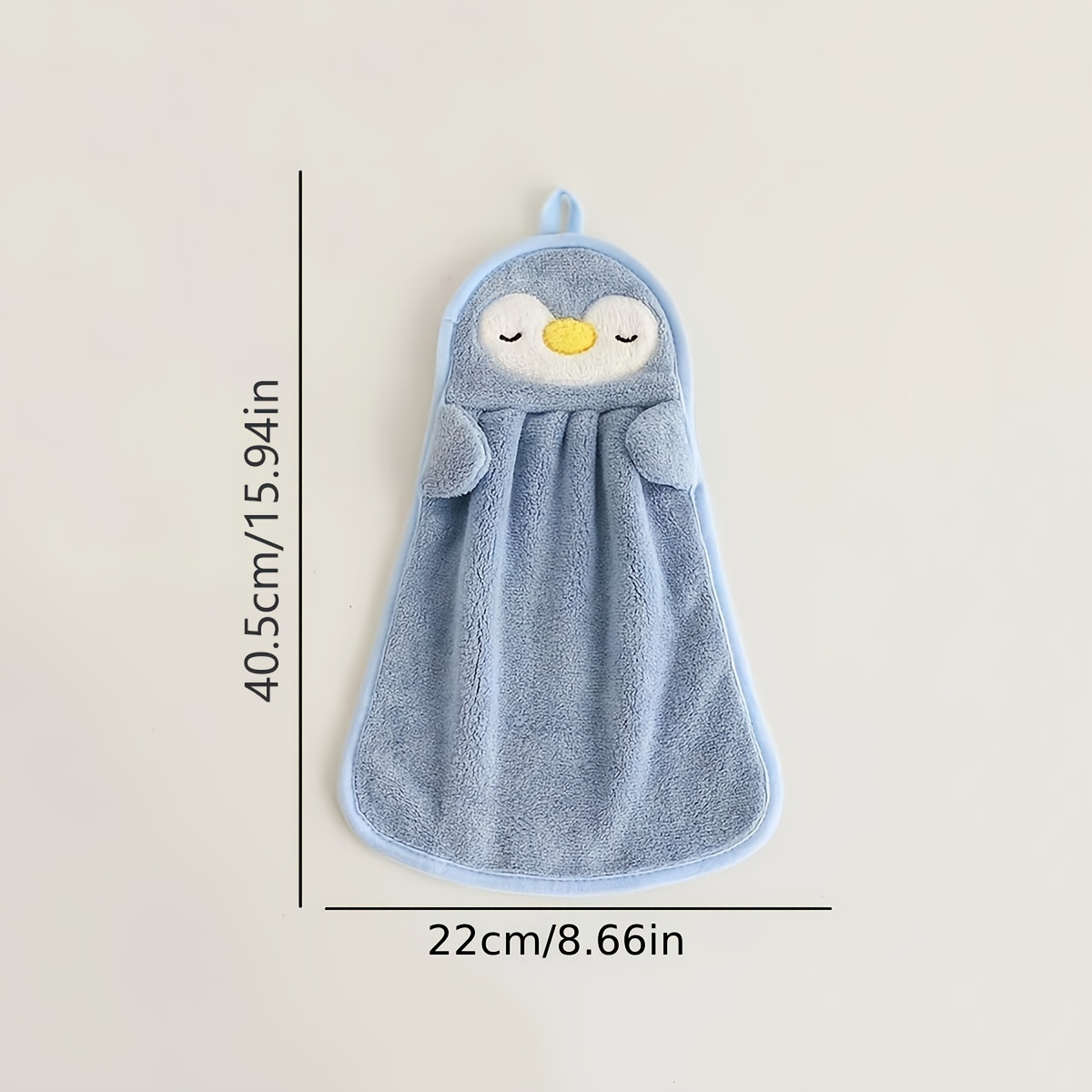 1pc cute cartoon fingertip towel hanging towel for wiping hands coral fleece kitchen rag soft absorbent towel for bathroom bathroom supplies home decor spring festival new year gift tea towel bathroom accessory