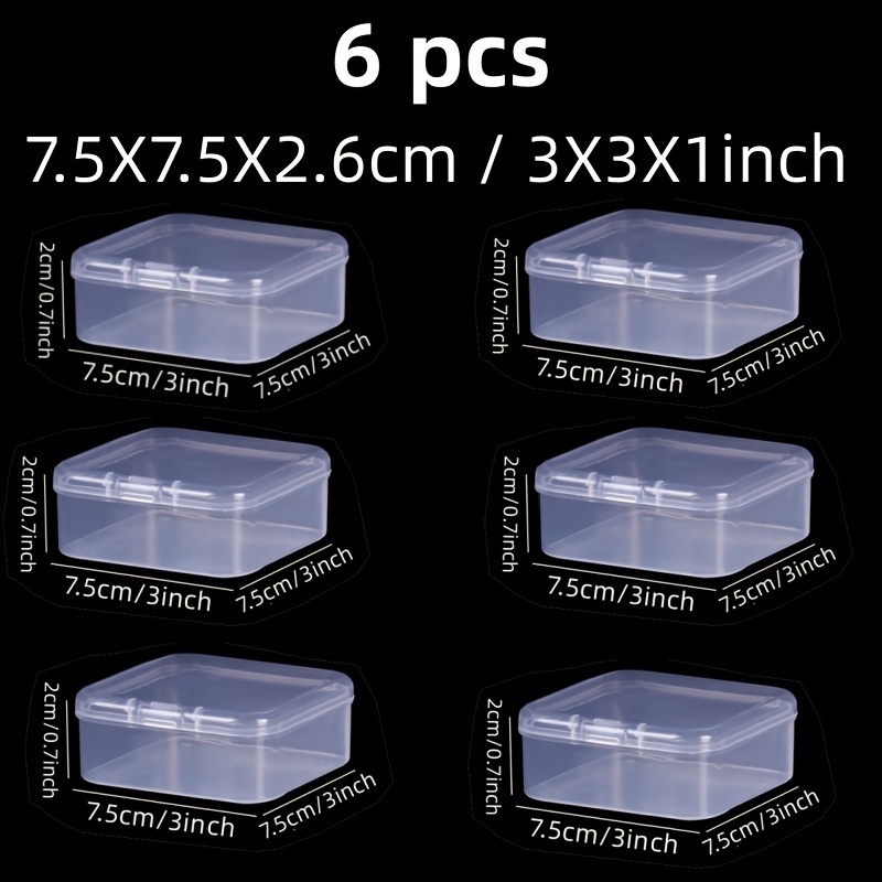 24 Grids Transparent Storage Box Tools set; Baby Empty Case PP Plastic  Jewelry Container Part Organizer