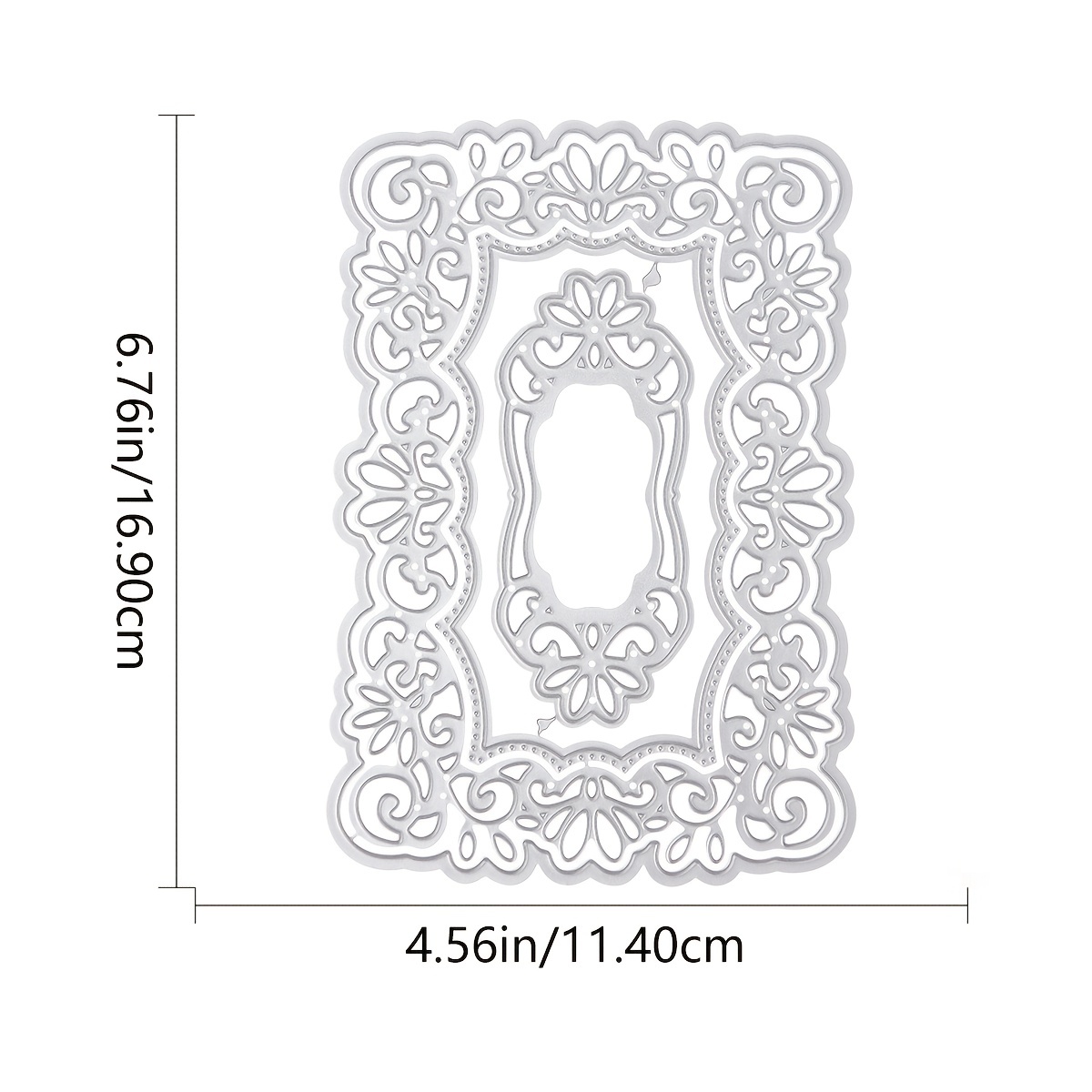 Troquel De Corte De Metal Para Manualidad, Molde De Troquelado De Flor, Marco De Disco