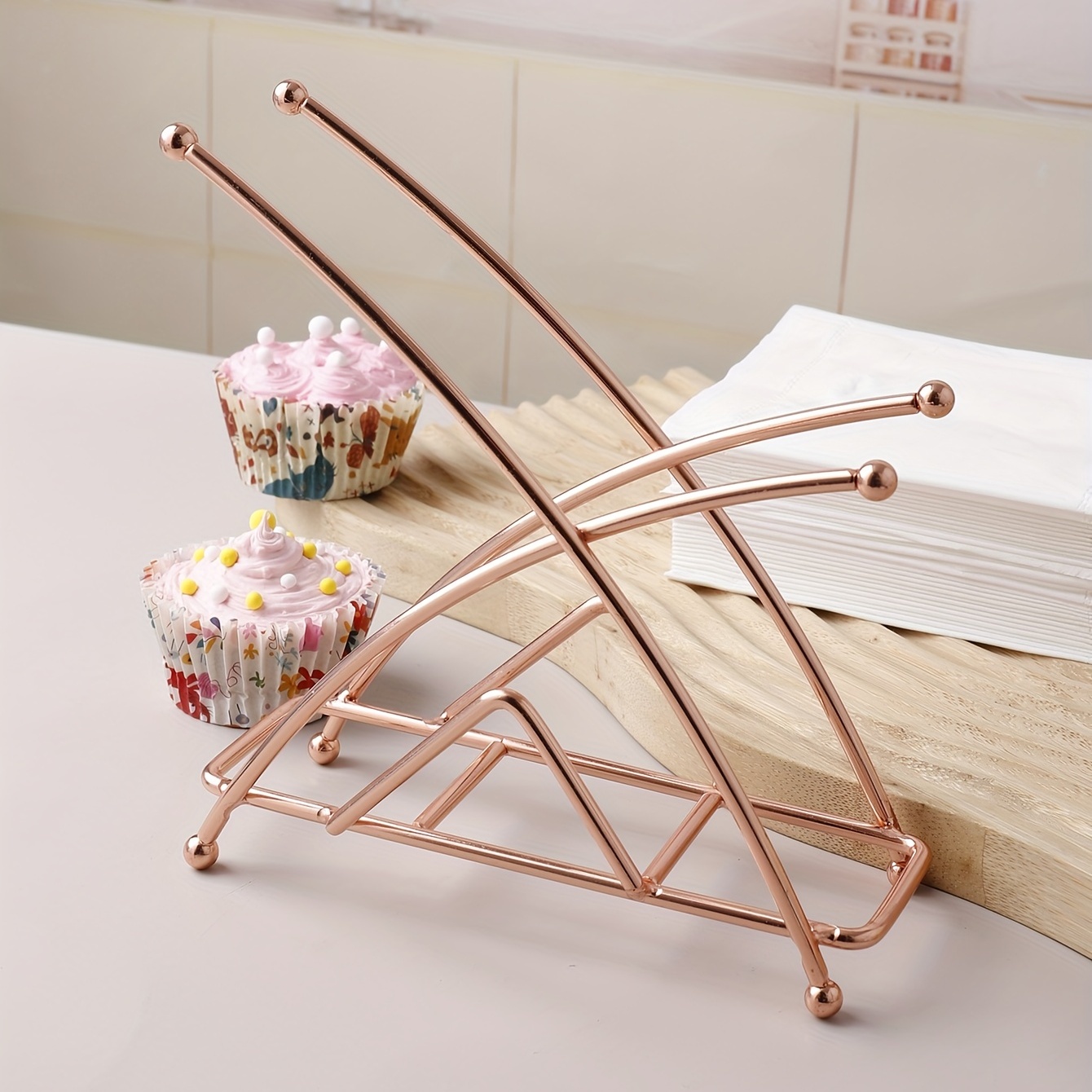 Servilletero de madera de palisandro tallado cuadrado para mesa Soporte de  papel de seda para mesa de comedor servilleteros de madera para servilletas