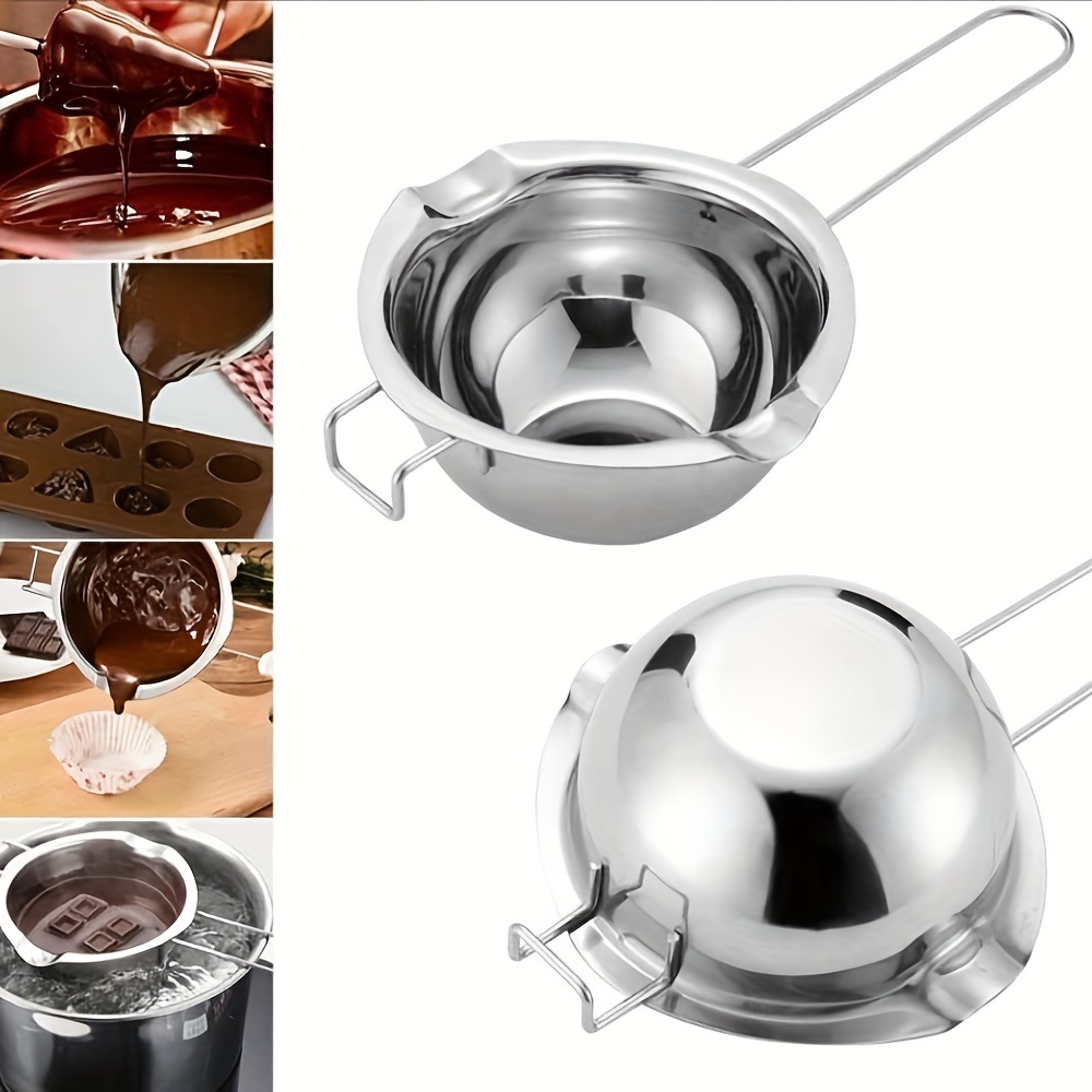 Electric Chocolate Melting Pot Long Handle Heating Candy Wax with Mold DIY  Scented Candle Soap Butter Kitchen Tool