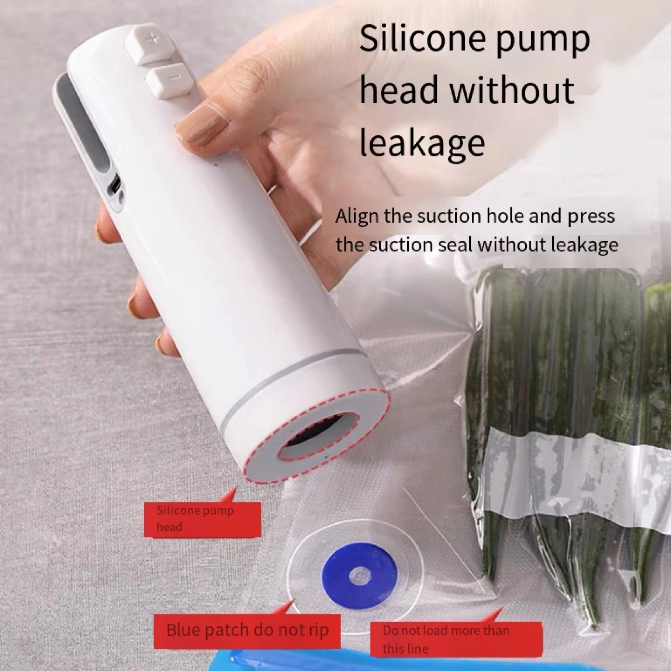 Mini Bag Sealer, Handheld Vacuum Sealer, Portable Electric Vacuum Sealer  Pump For Cooking Food Storage With 5 Vacuum Bags - Temu