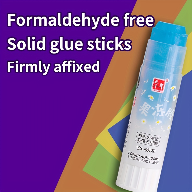 2pcs/4pcs Blue Glue Stick, 0.52oz/15g Fruit Flavored Solid Glue, Office  Solid Glue, High Viscosity Student Stationery, Solid Glue PVA Safety  Material