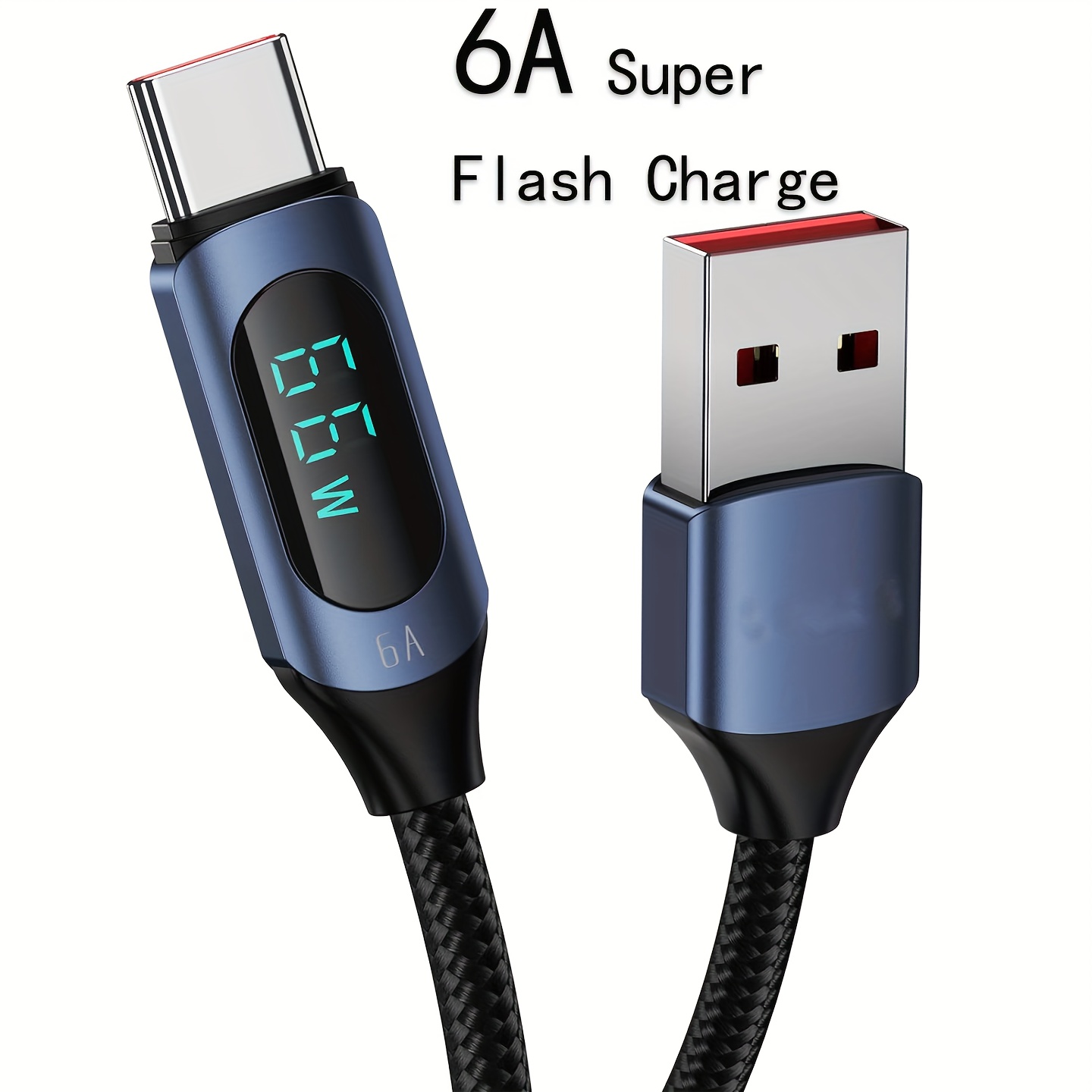 Led Cable Usb Type C Cable Fast Charging Charger Micro Usb - Temu