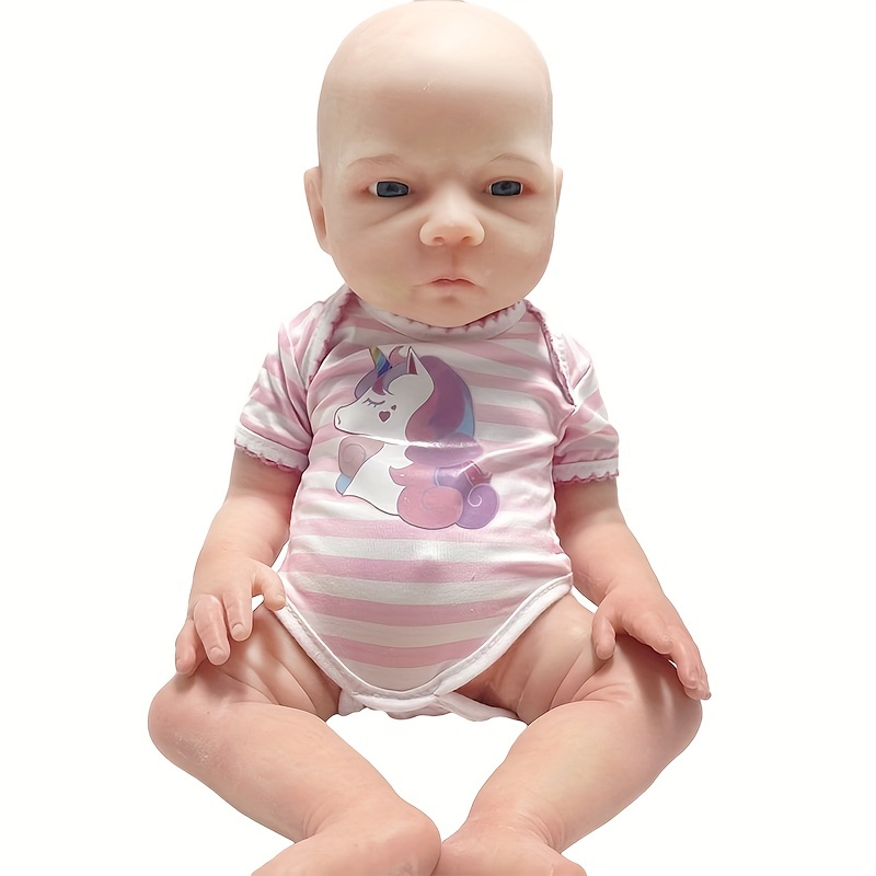 18 5 inch Reborn Baby Doll Newborn Girl Doll Full Body Silicone Baby Doll