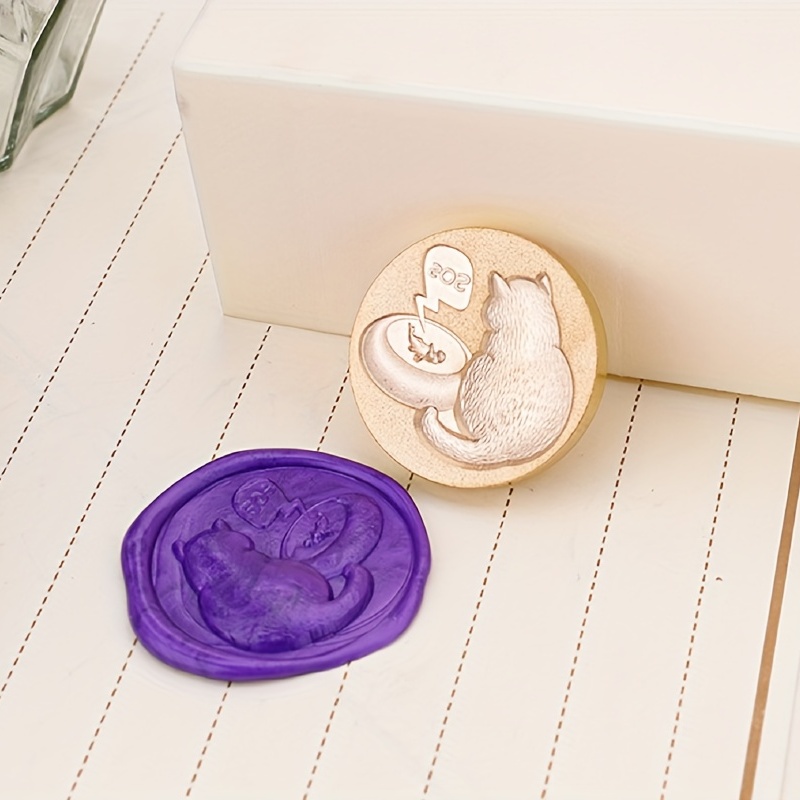 cat wax seal stamp - Temu Bulgaria