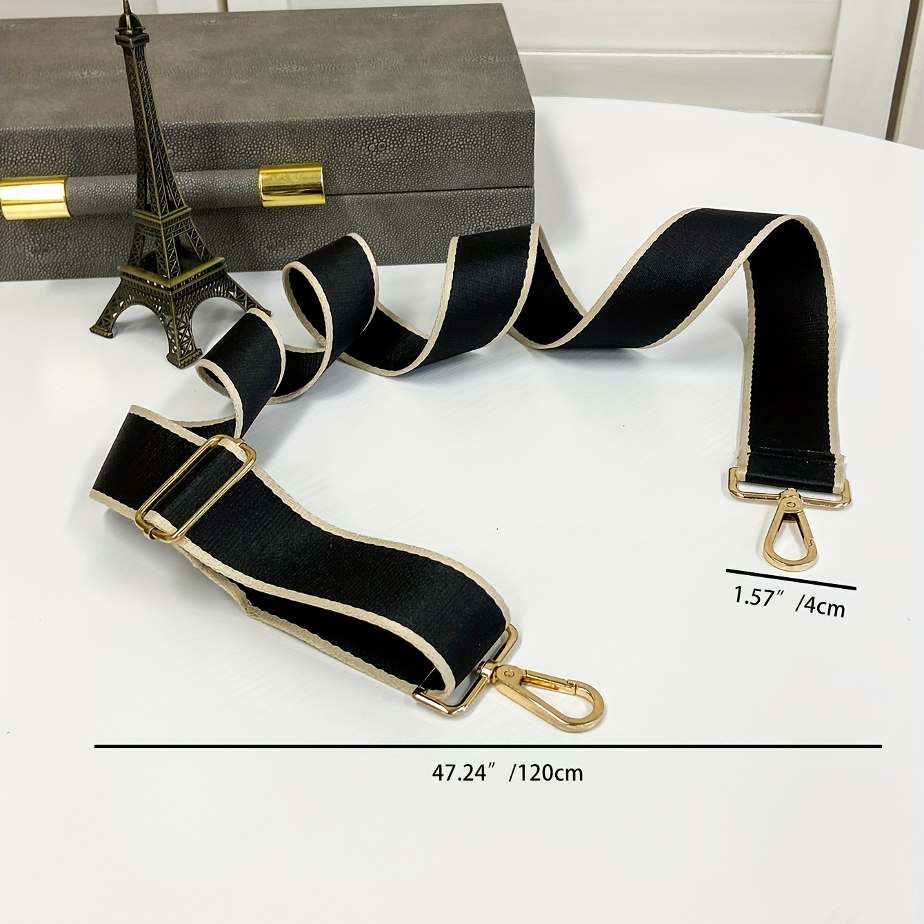 Colorblock Adjustable Bag Strap for Shoulder Bags