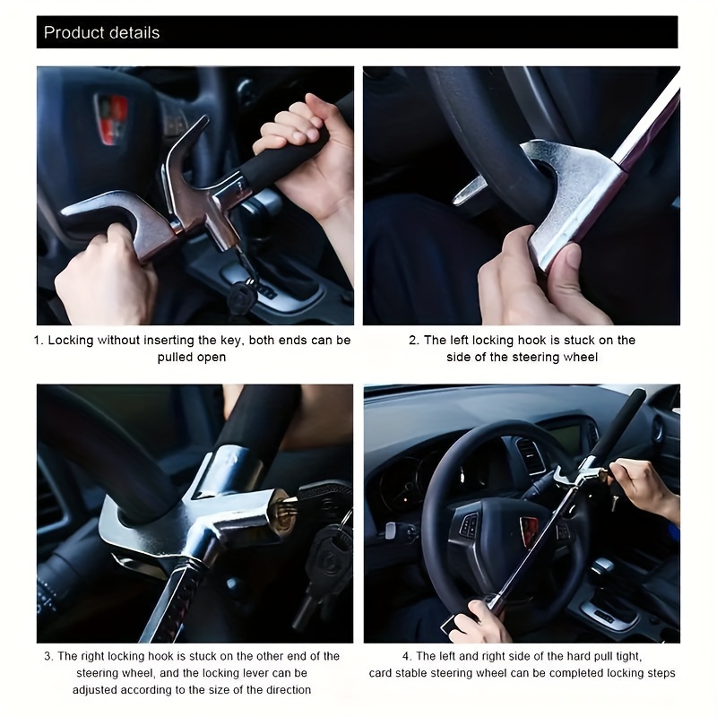 Steering Wheel Lock,Steering Lock Car Steering Wheel Locks,Seat