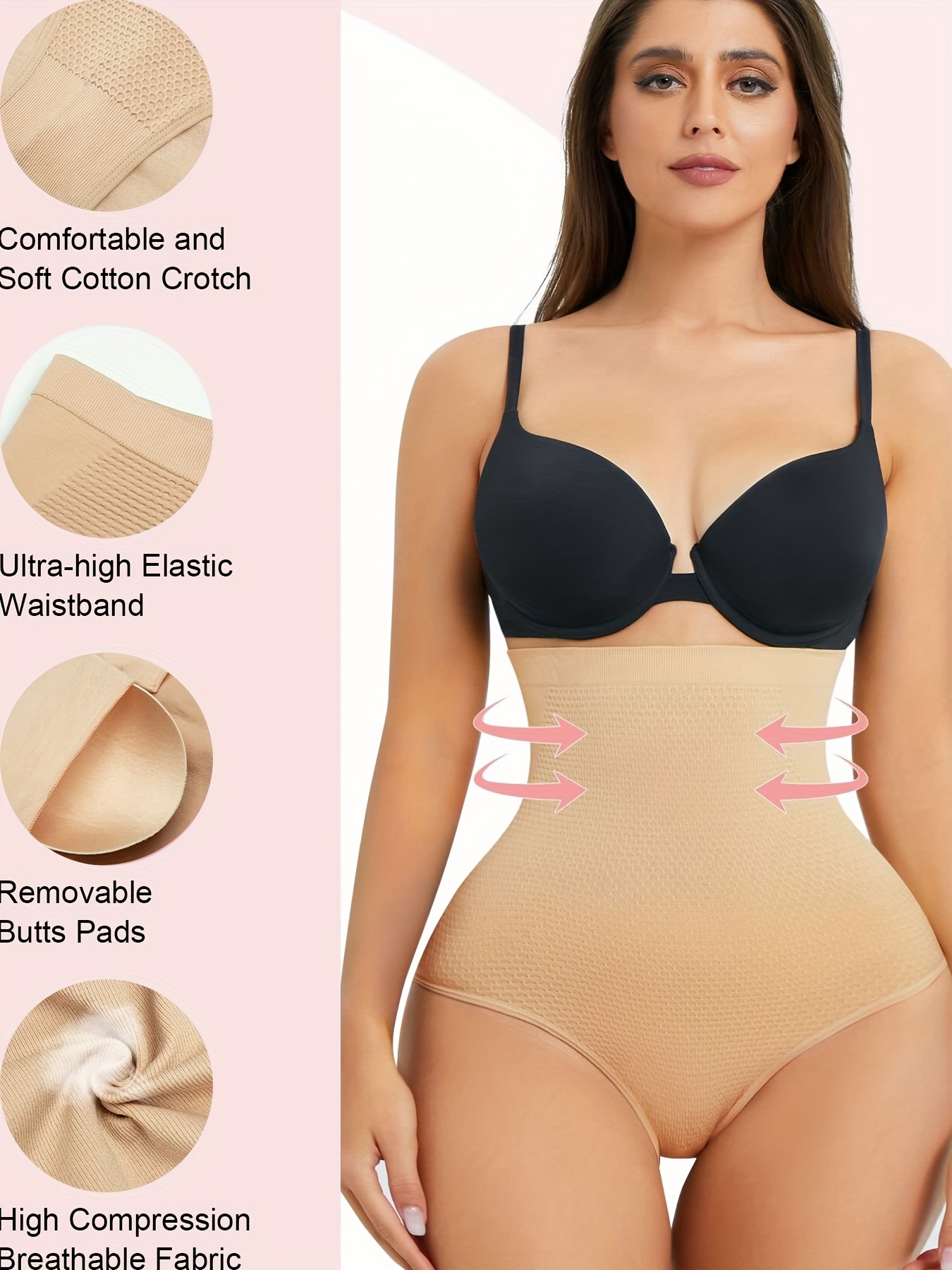Women Compression High Waist Shorts Belly Control Body Shaper
