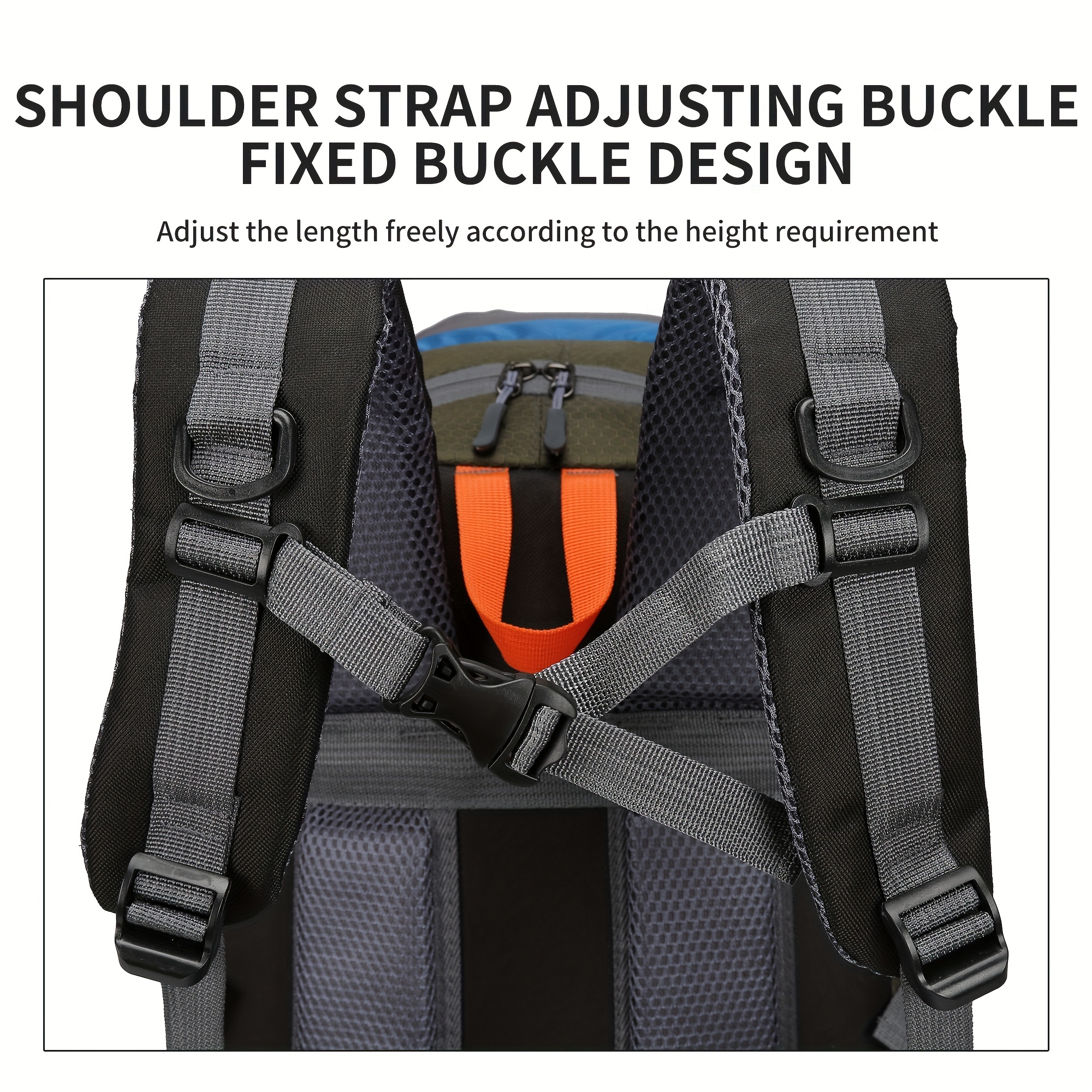 1pc Multi Purpose Elastic Strap Outdoor Finishing Buckle Backpack Storage  Strap Lightweight Strong Backpack Removable Elastic Strap - Sports &  Outdoors - Temu