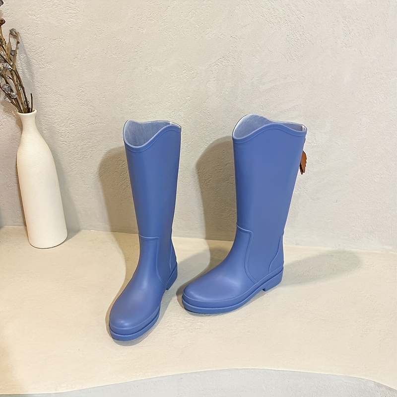Women's Waterproof High Top Rain Boots Comfortable Non-slip Outdoor Boots