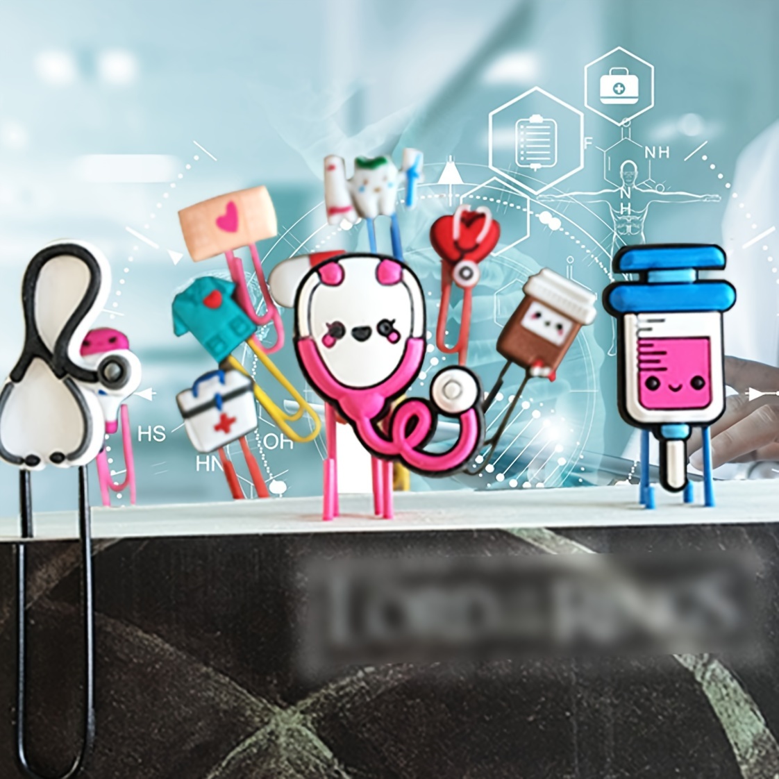 Schattige Paperclip, Paperclip, Varkenvorm Bladwijzer Paperclip Cartoon Dierenvorm Bladwijzer Papiermap Metalen Clip Kantoor Schoolbenodigdheden Varken, Kantoor Schoolbenodigdheden Varken