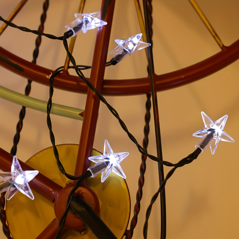 Ramadan Led Guirlande Solaire Étoile, Lumière Décorative Extérieure Étanche  Pour Cour Jardin, Pour Halloween Noël Nouvel An Décoration - Temu France