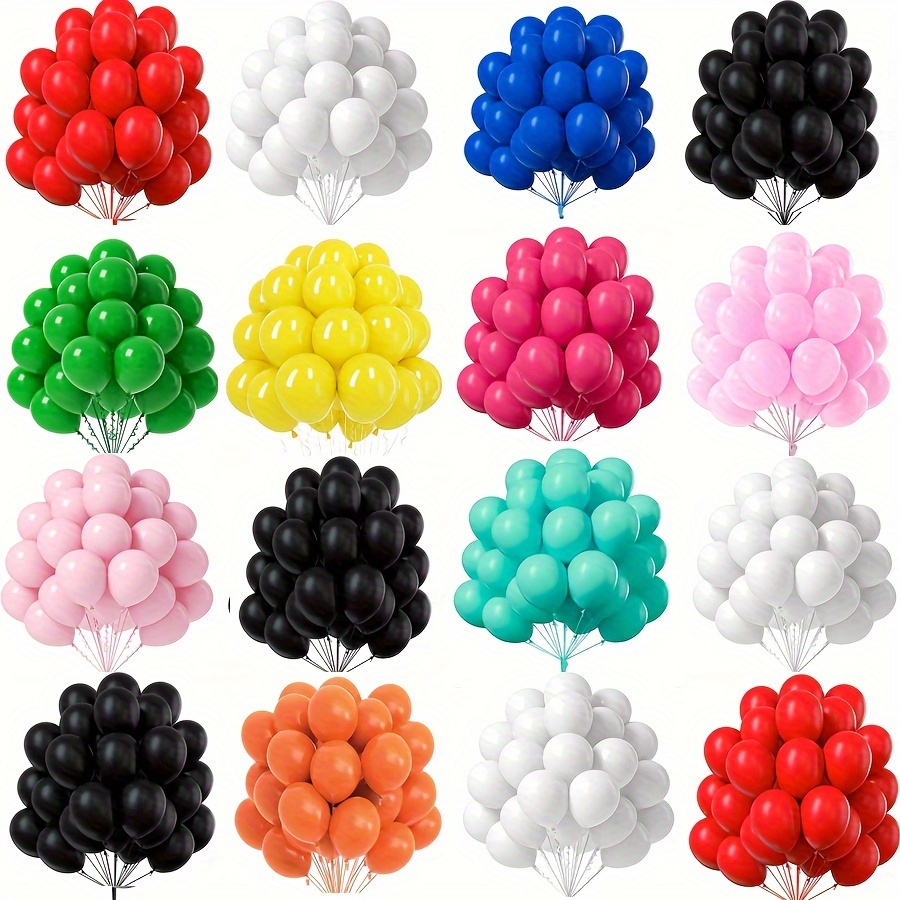 10pcs, Ballons En Latex Métalliques Colorés, Décoration De Noël