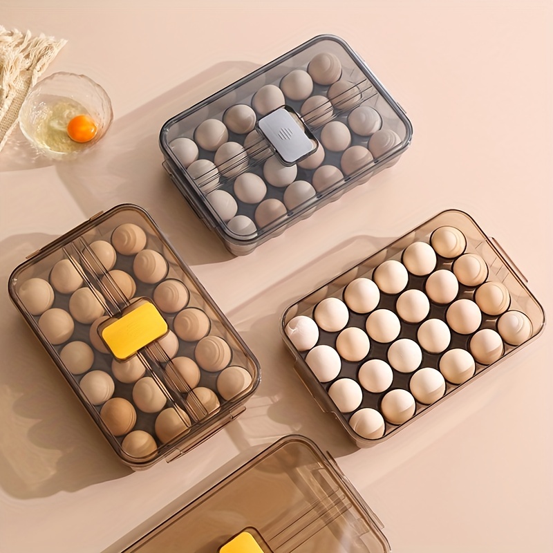 Portable Egg Storage Box Refrigerator Containers