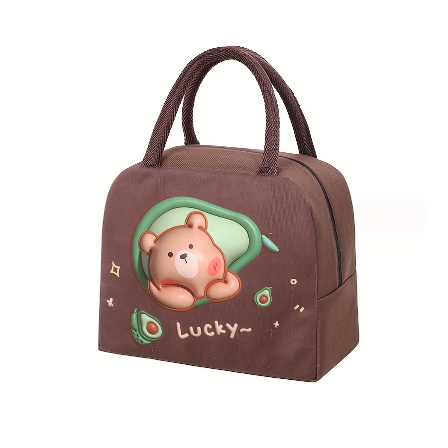 Cute Animal Cartoon Insulated Lunch Box Bag Portable Meal - Temu United ...