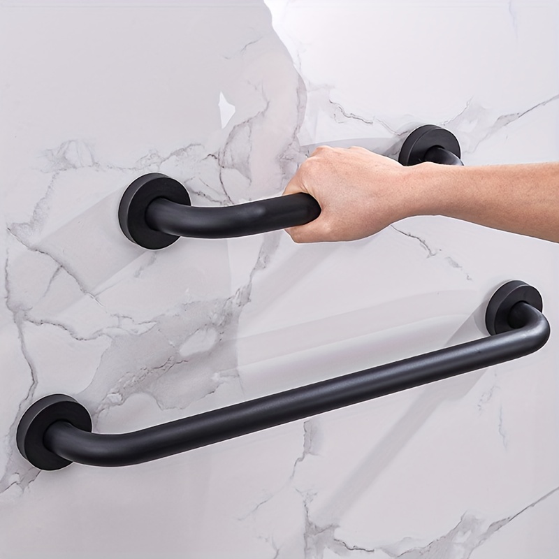 Barras de apoyo para ducha para pared de baño, barra de apoyo de seguridad  para discapacitados montada en la pared, soporte antideslizante para