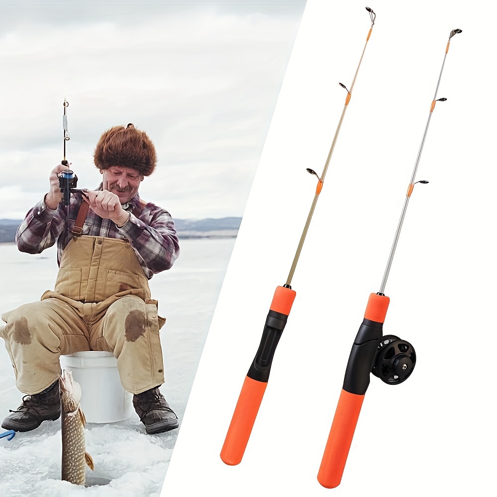 Mini Pocket Ice Fishing Rod With Ice Fishing Wheel - Catch More Fish! - Temu  Bahrain