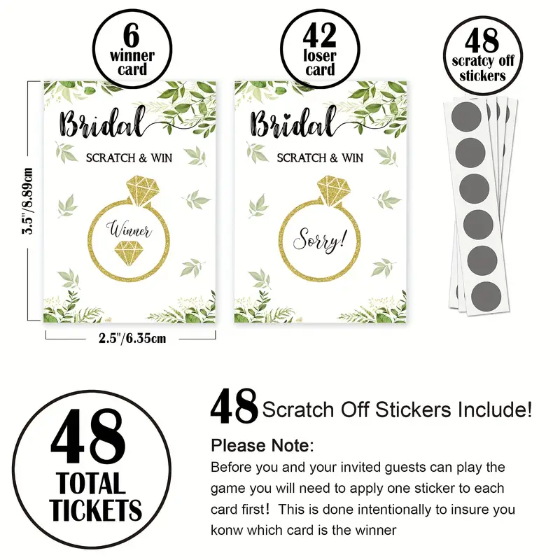 NextDayLabels - Scratch Off Labels Stickers, Designed to Create Your own  Scratch-Off Cards, Raffles, Promotions, Wedding, Fun, Games etc. (1 Round  