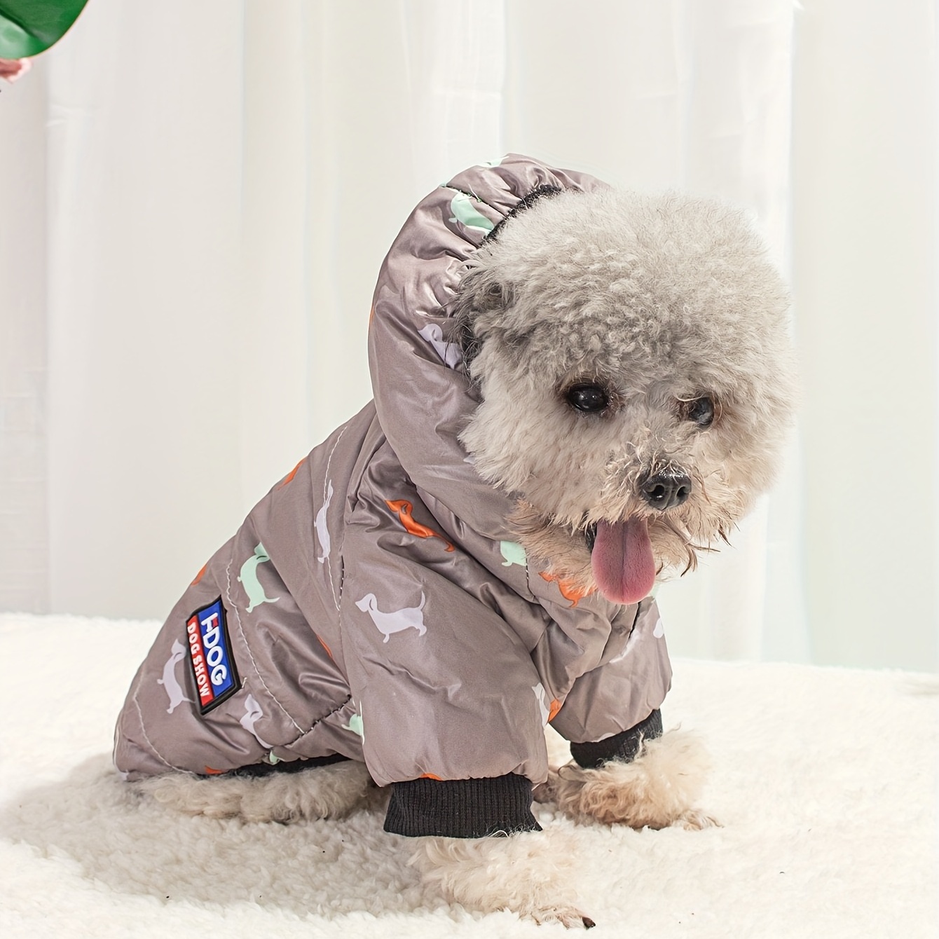 Dog best sale down jacket