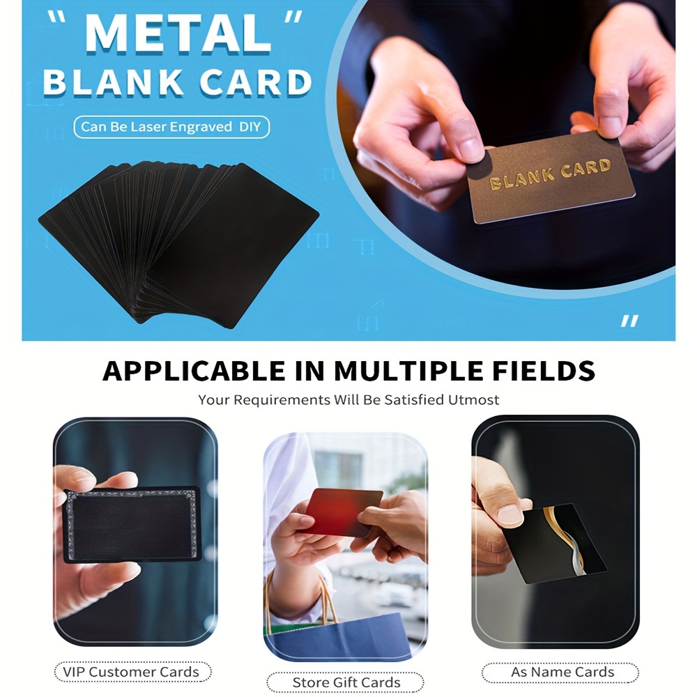 Metal Business Cards Blanks Aluminum Sheet Blank - Temu