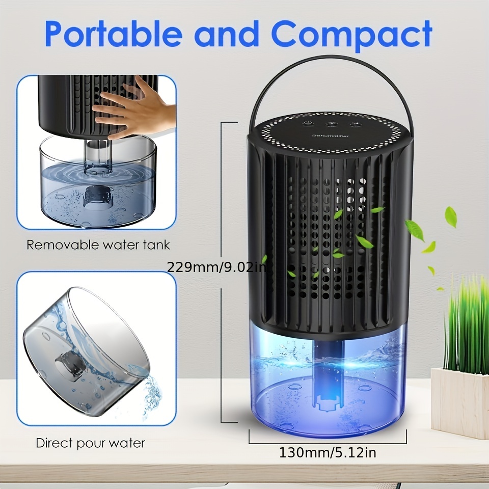 Xiaomi Dehumidifer Small Frigidaire Portable 1000ml Water Tank Dehumidifier  For Home Bathroom Basement Deshumidificador