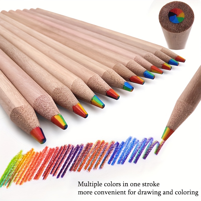 Rainbow Crayons Illustration par Miss Tiina · Creative Fabrica